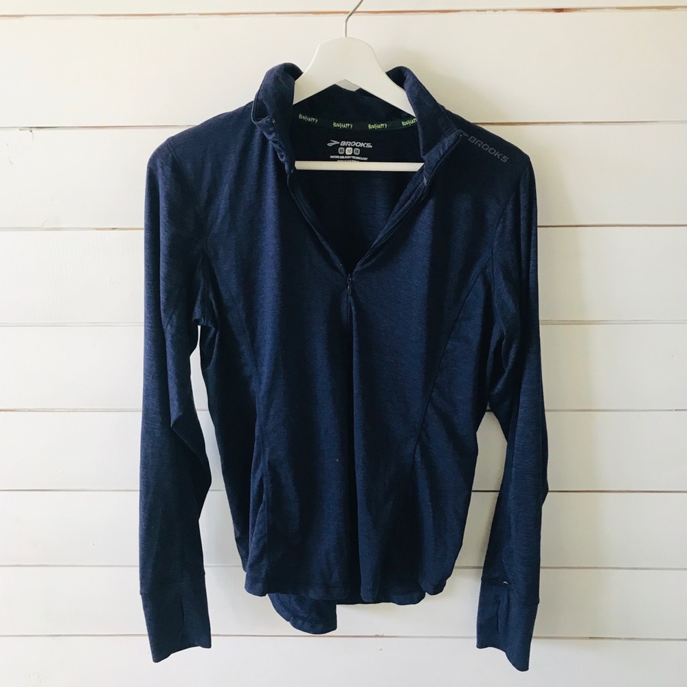 Brooks running half zip